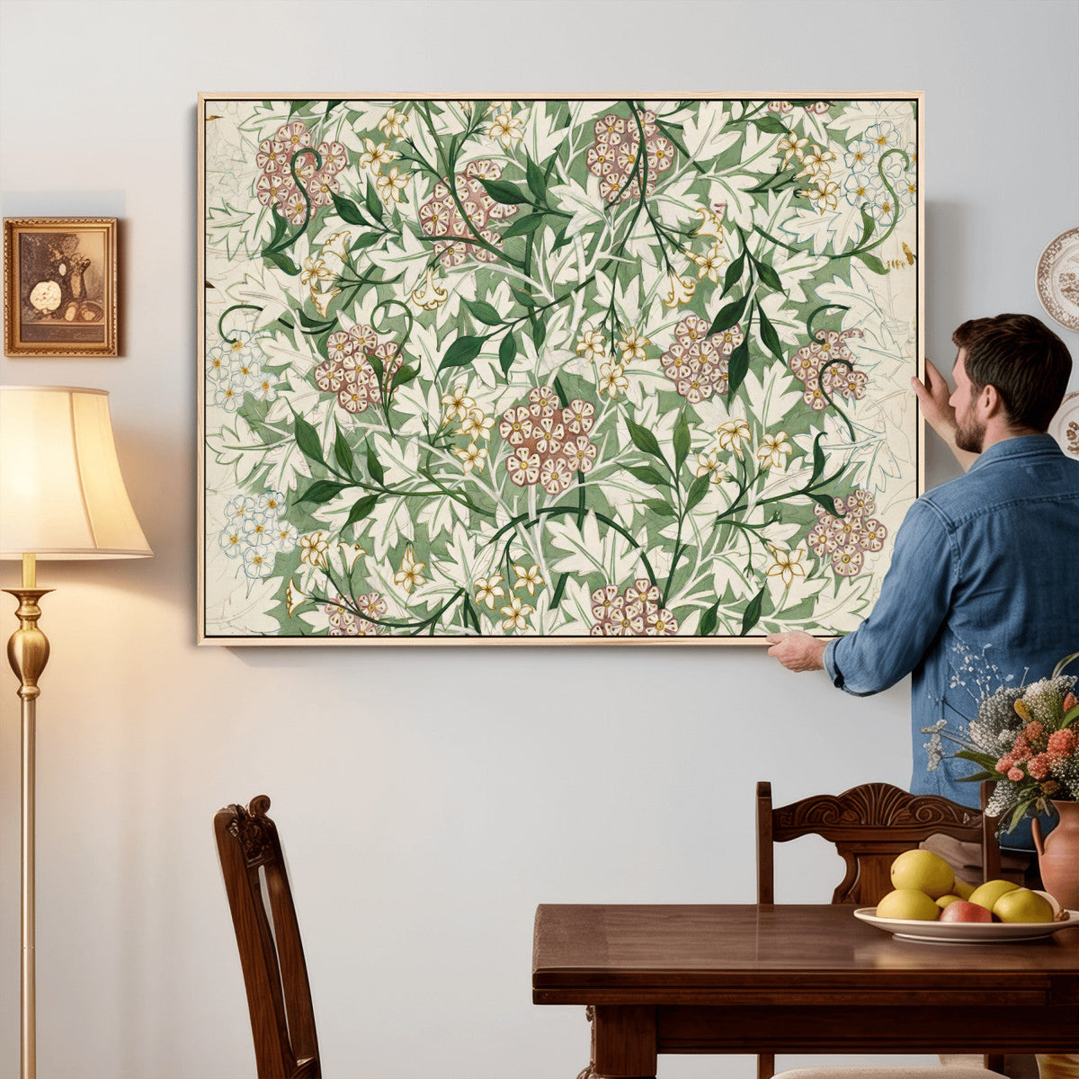 William Morris Jasmine 1872 Canvas Wall Art — Arts and