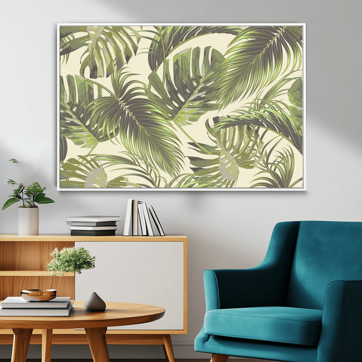 Palm Leaves Canvas Print