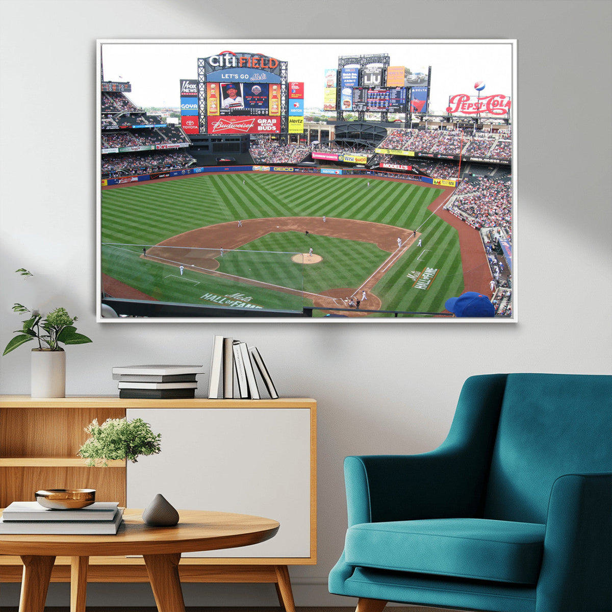 New York Mets Baseball Team Print - Citi Field Baseball