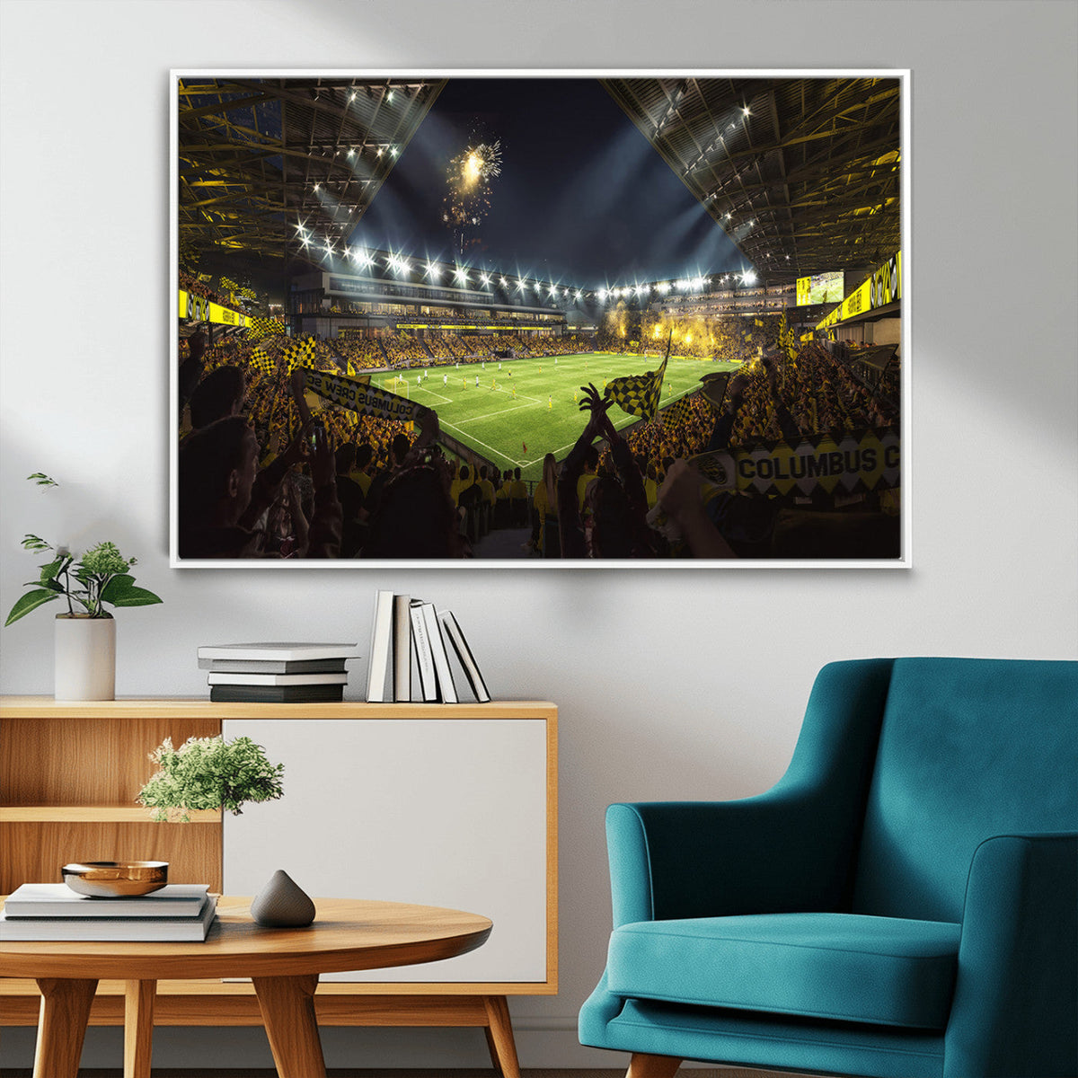 Columbus Crew Soccer Team Print - Columbus Crew Stadium Wall
