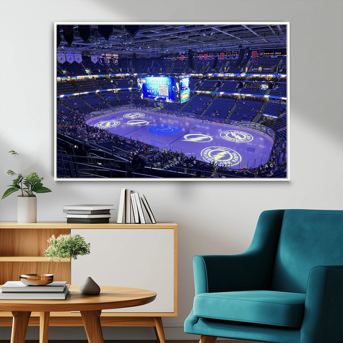 Amalie Arena Florida Wall Art Canvas Print - NHL Hockey