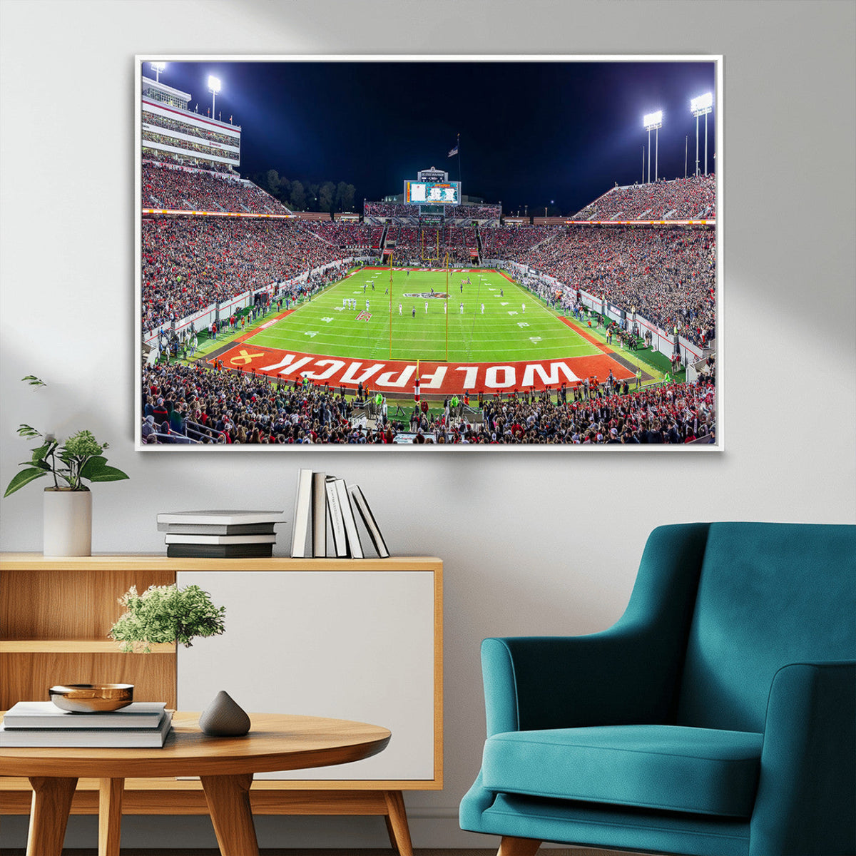 NC State Wolfpack Canvas Print - Raleigh Carter-Finley