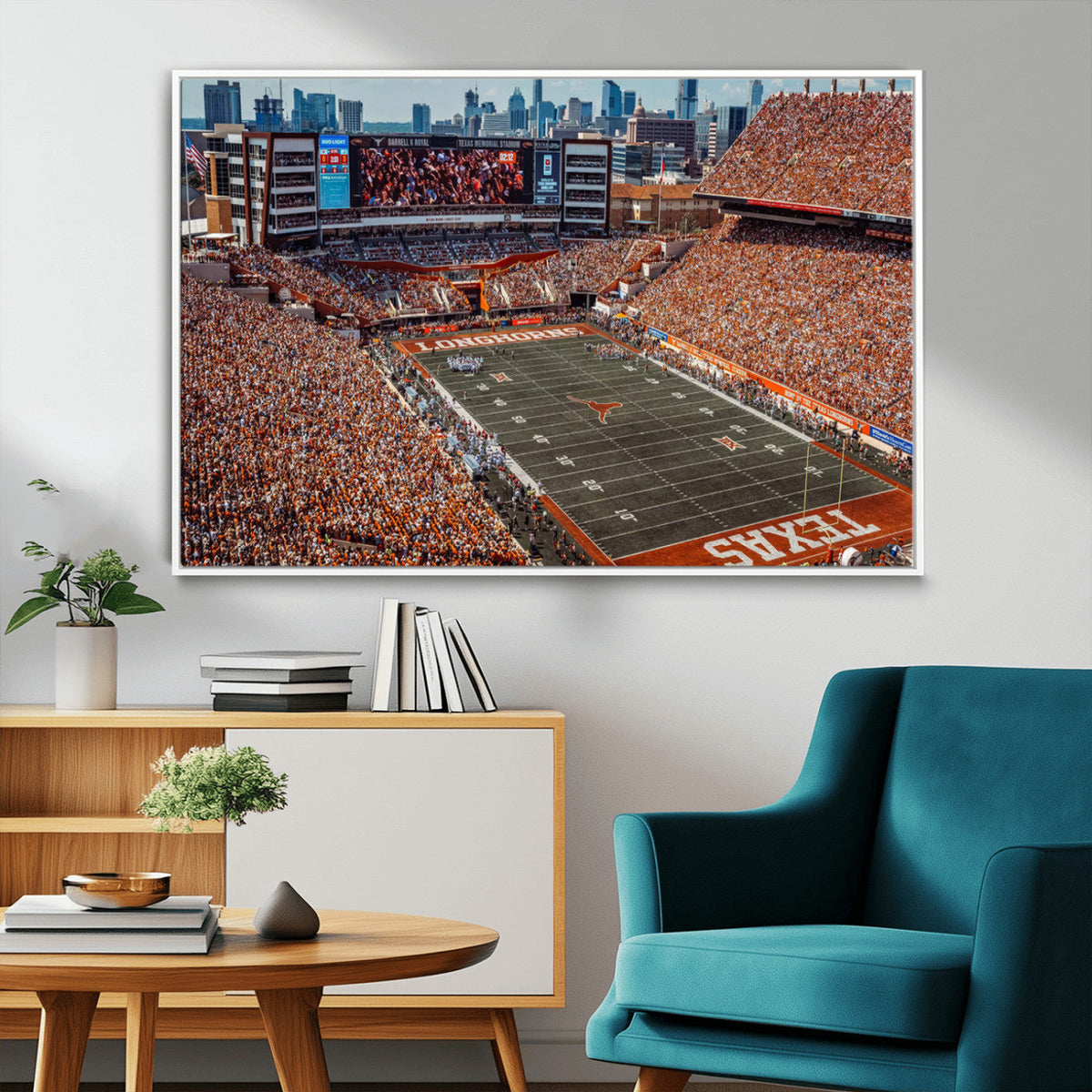University of Texas Longhorns Football Team Print - Austin