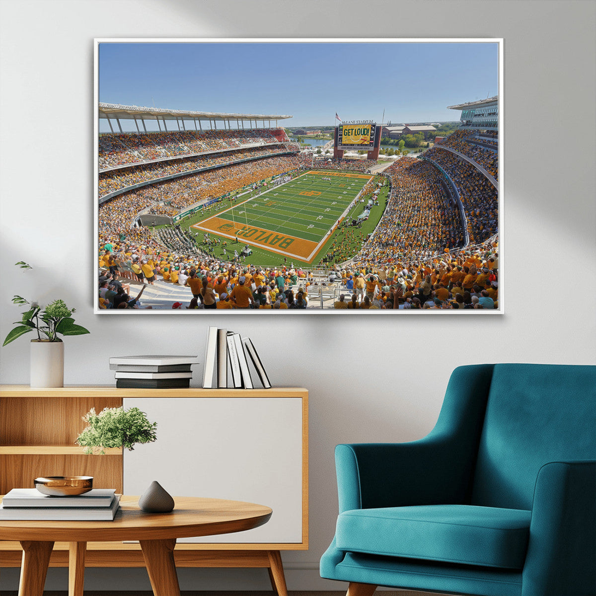 Baylor University Bears Football Team Print - Waco McLane