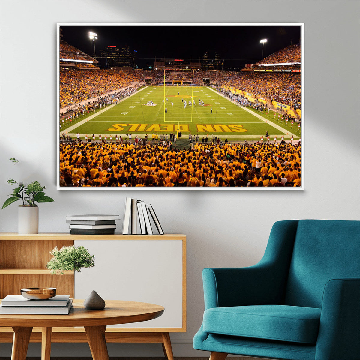 ASU Sun Devils Football Team Print - Phoenix Mountain