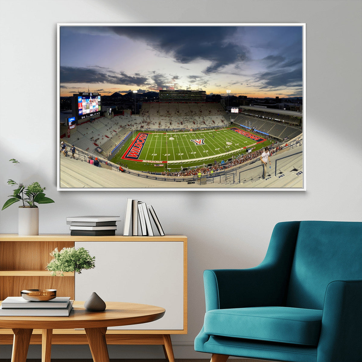 Arizona Wildcats Football Team Print - Tucson Arizona