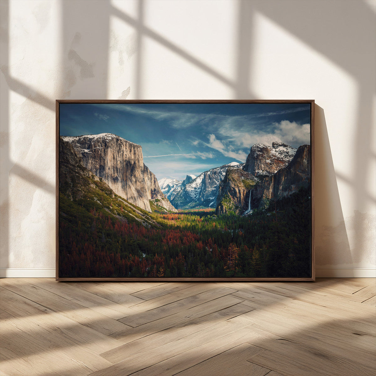 Yosemite National Wall Art Canvas Print – Framed Mountain