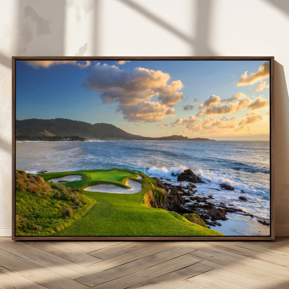 Pebble Beach Golf Links Wall Art Canvas Print – Iconic