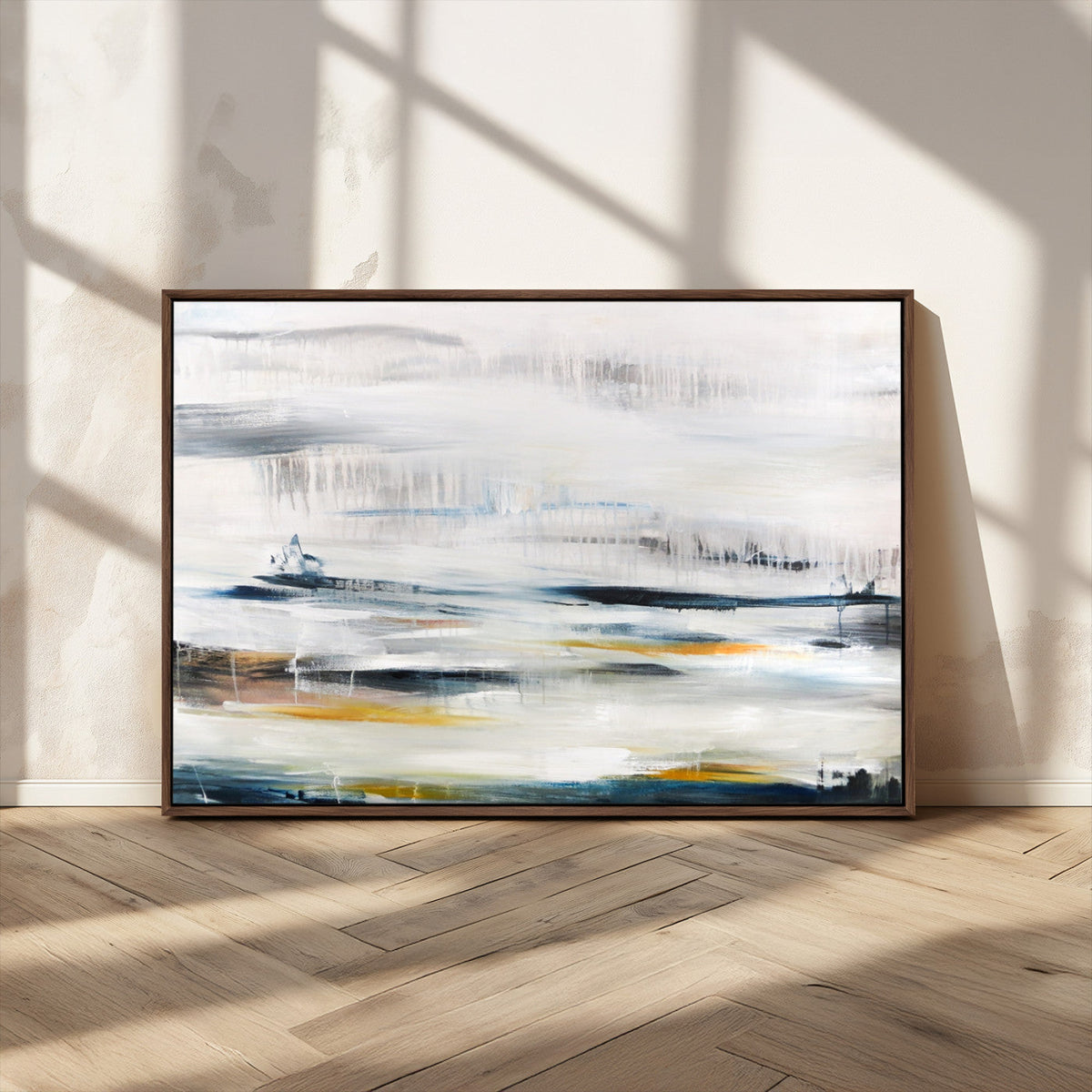 Soft Color Abstract Canvas Print