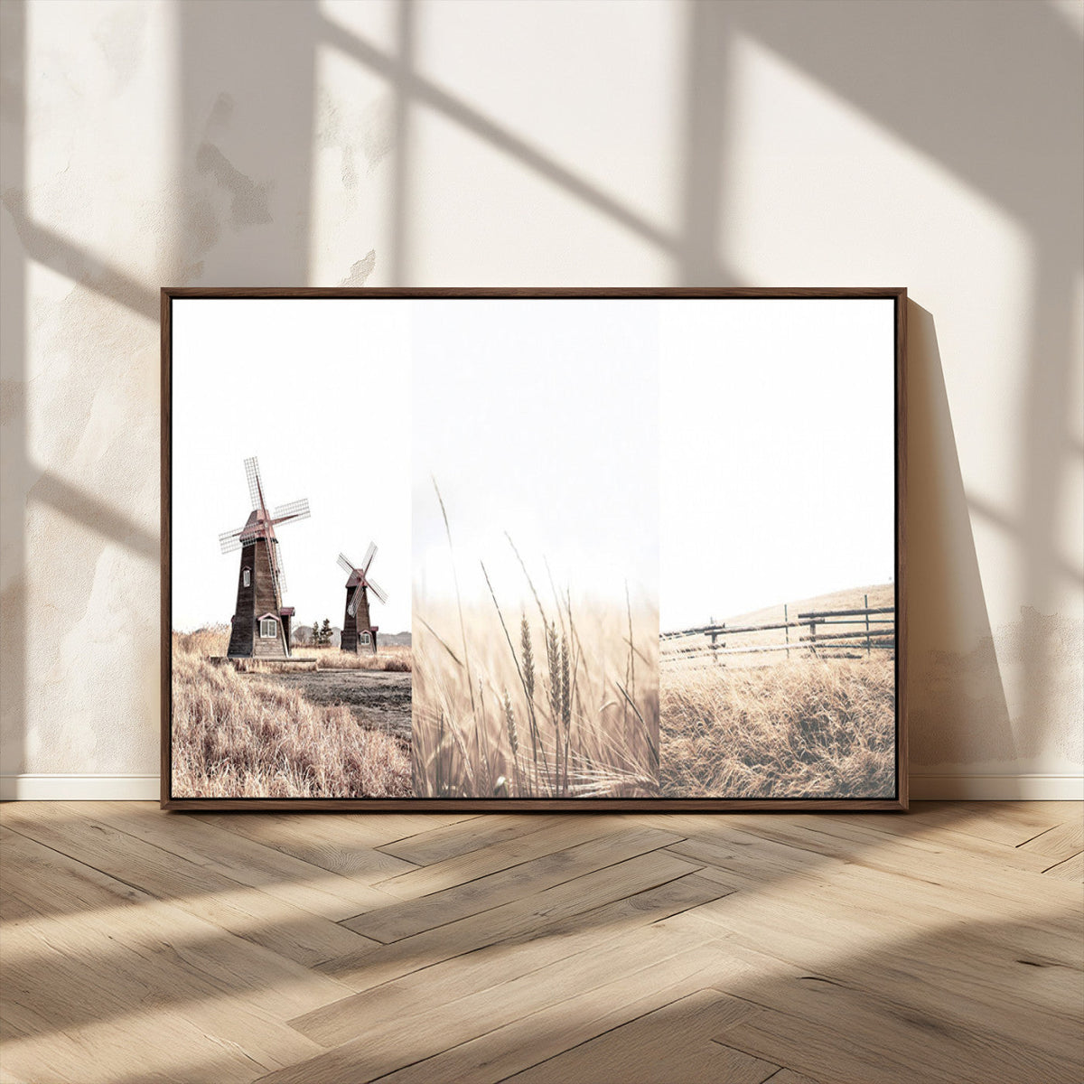 Farm Prints Set, Farmhouse Wall Art Canvas, Country House