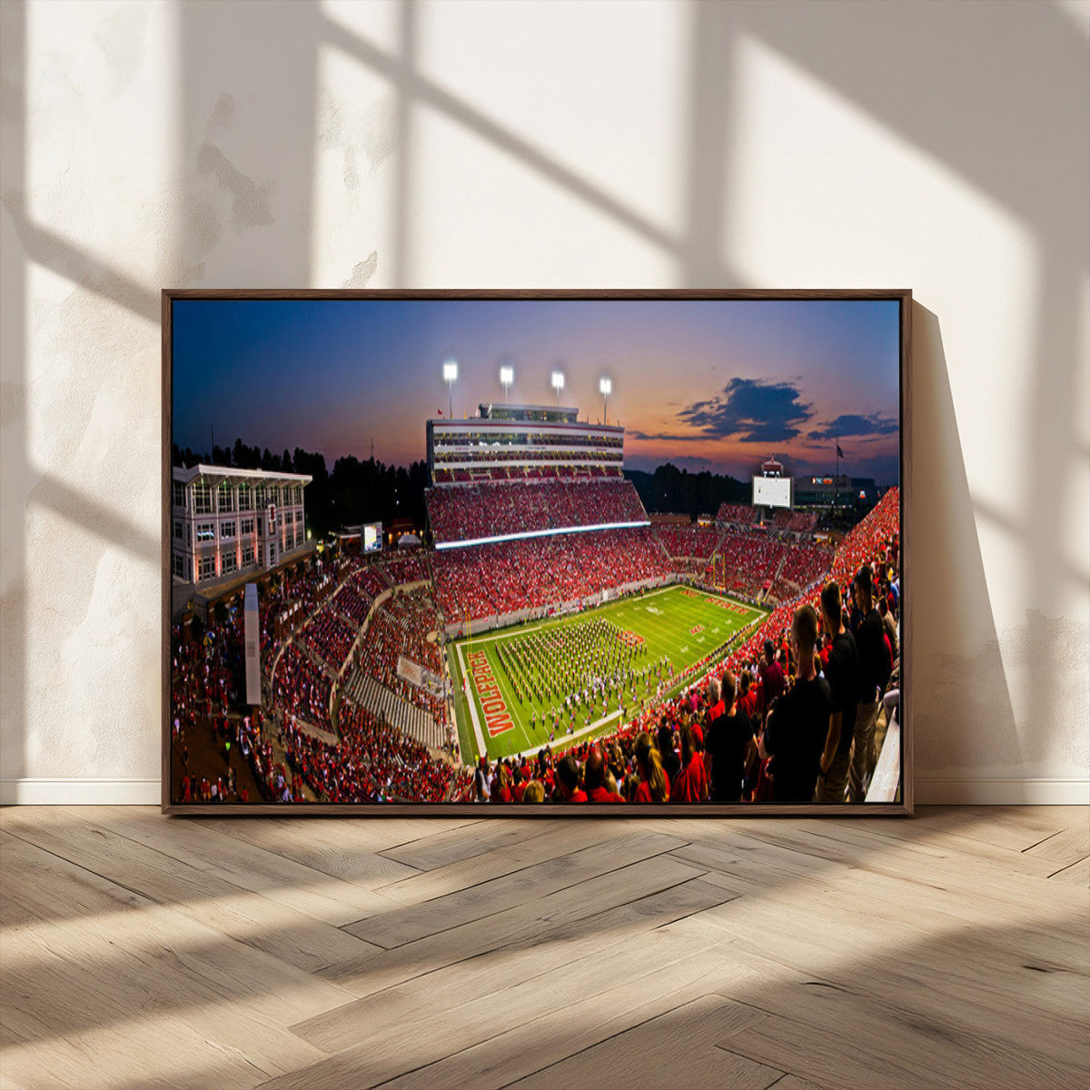 NC State Wolfpack Football Team Print - Raleigh