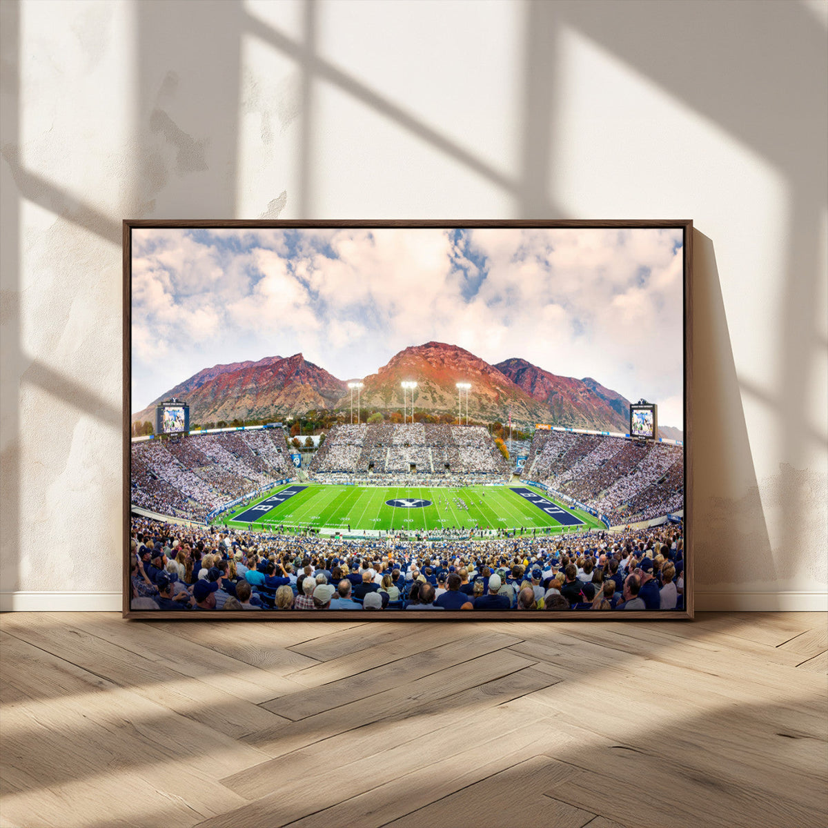 Brigham Young University Cougars Football Team Print - Provo