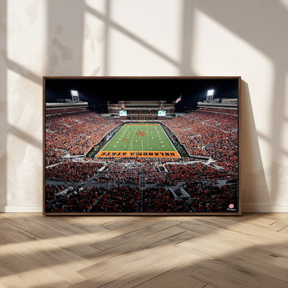 Oklahoma State Cowboys Canvas Print, Football Team Print -