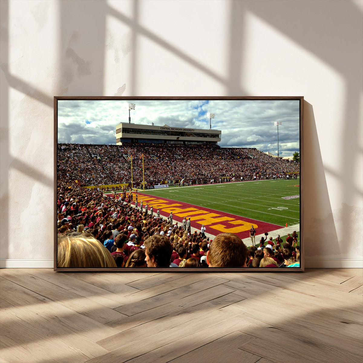 Central Michigan University Chippewas Football Team Print -