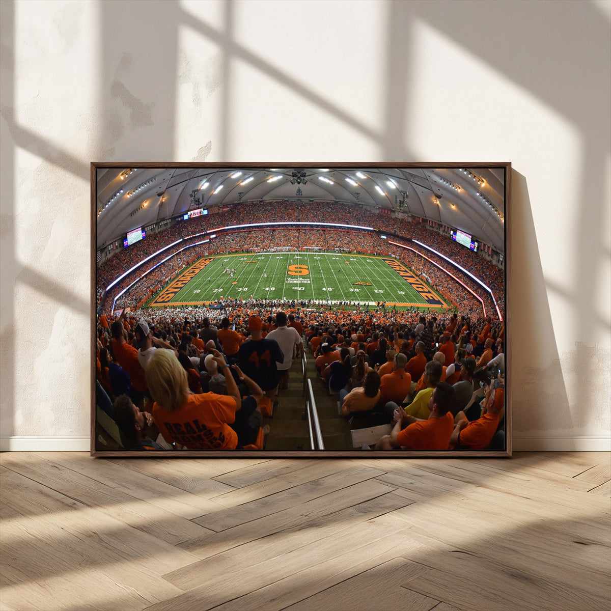 Syracuse University Orange Football Canvas Print, Football