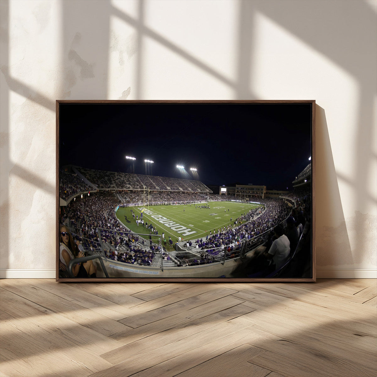 TCU Horned Frogs Football Team Print - Fort Worth Amon G.