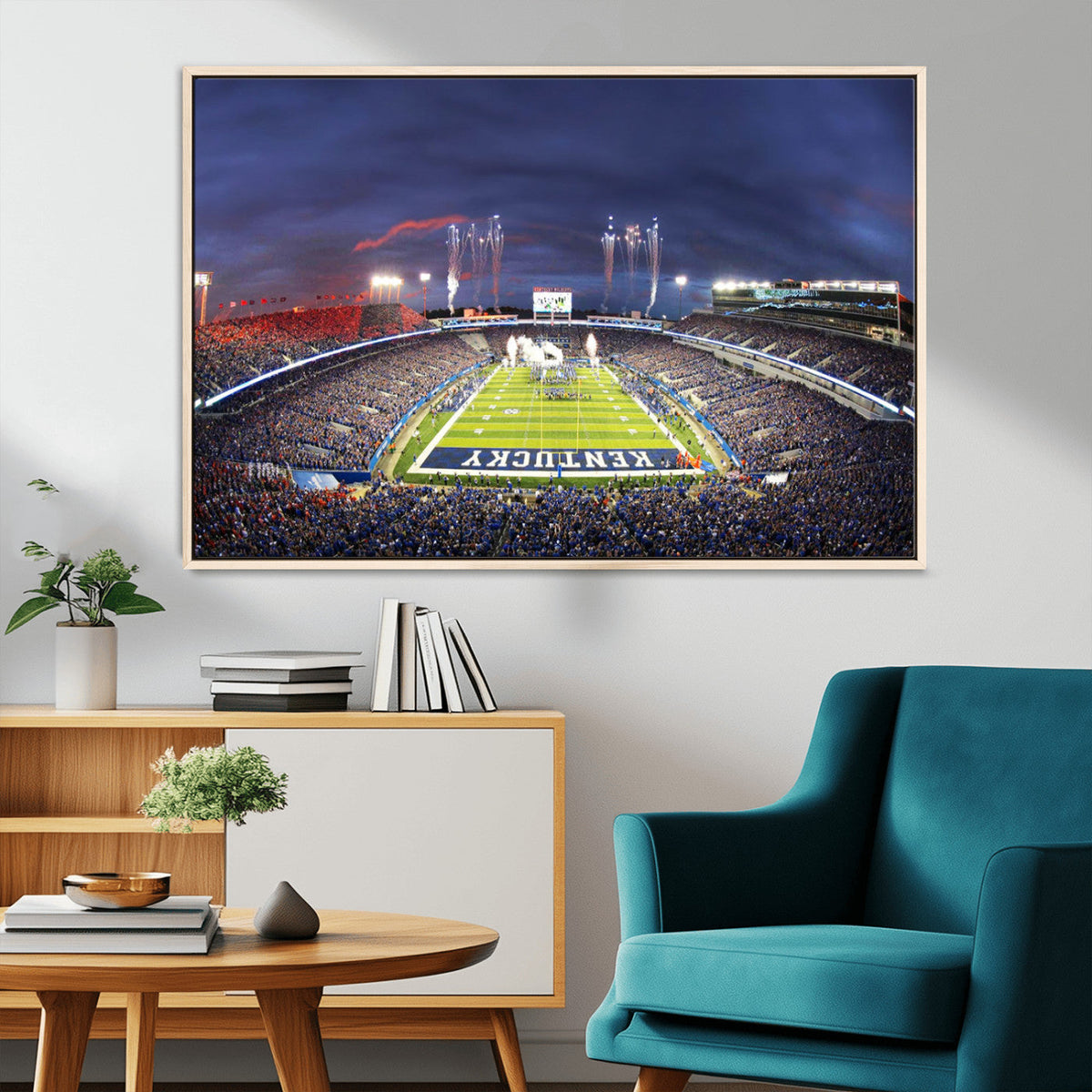 Kroger Field Canvas Wall Art - Kentucky Stadium Wall Art