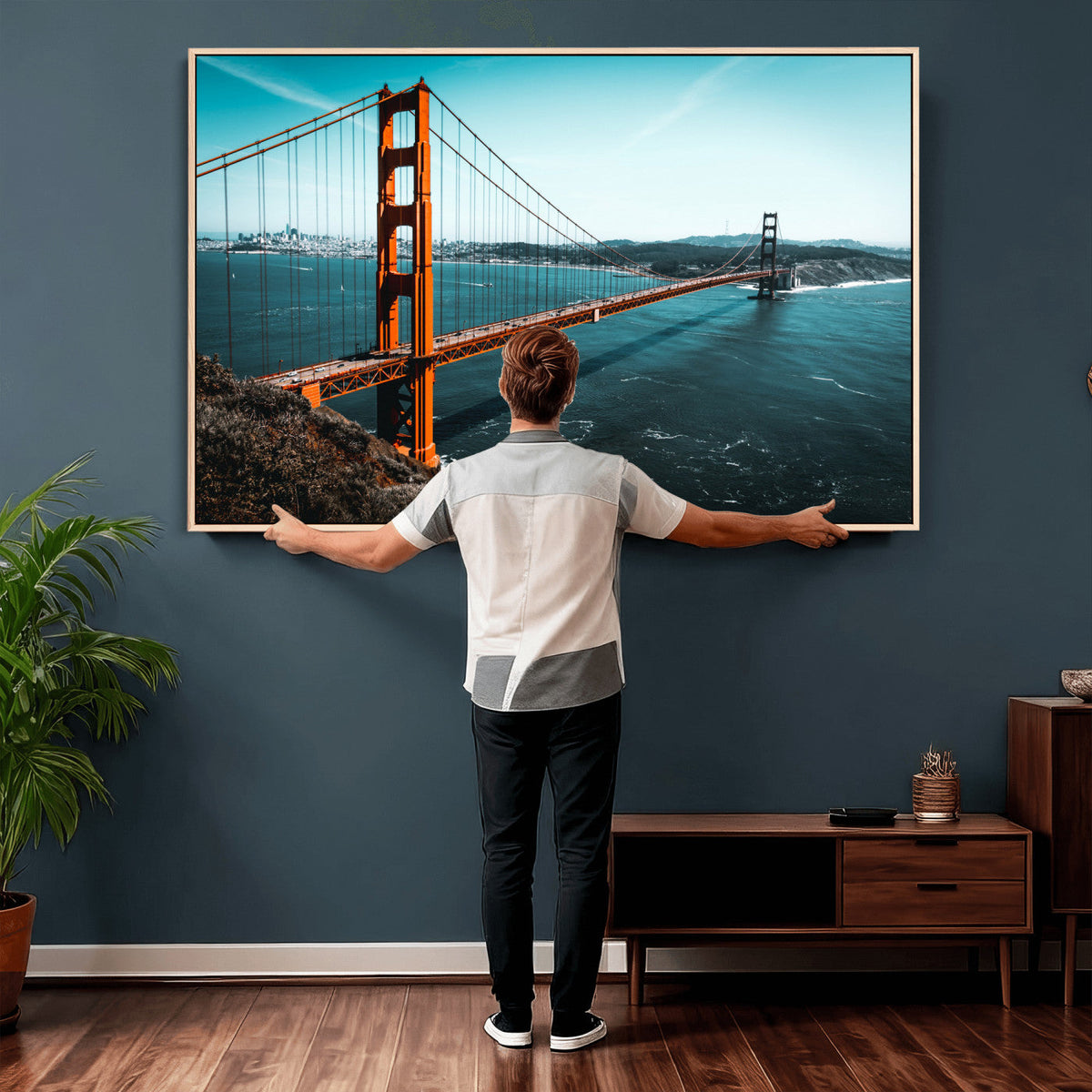 Golden Gate Bridge Wall Art Canvas Print – San Francisco