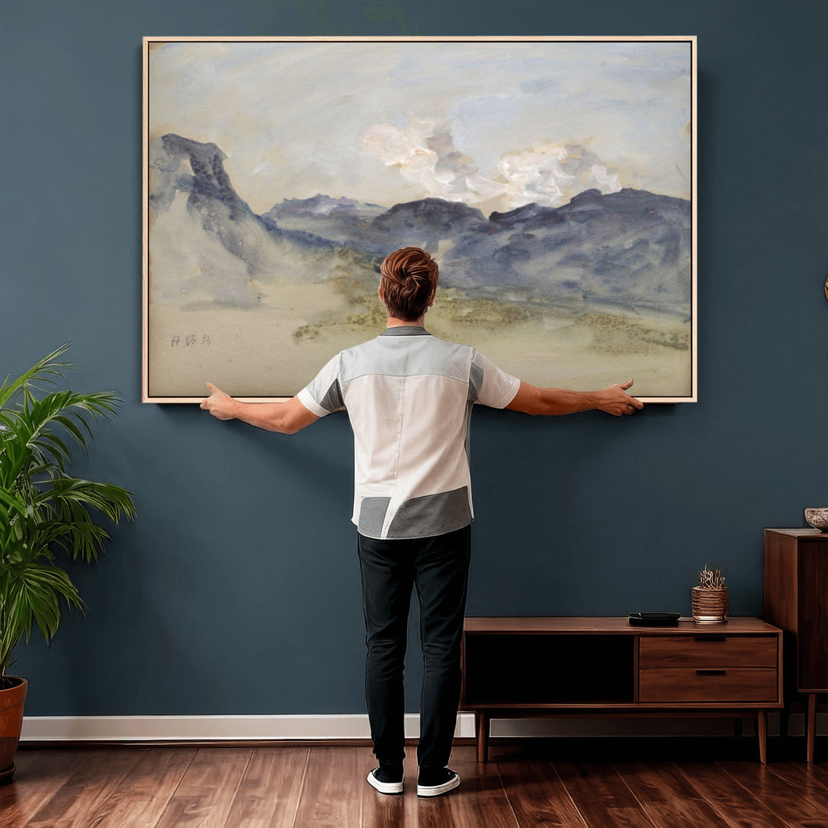 Alps Hercules Brabazon Brabazon Abstract Wall Art Canvas