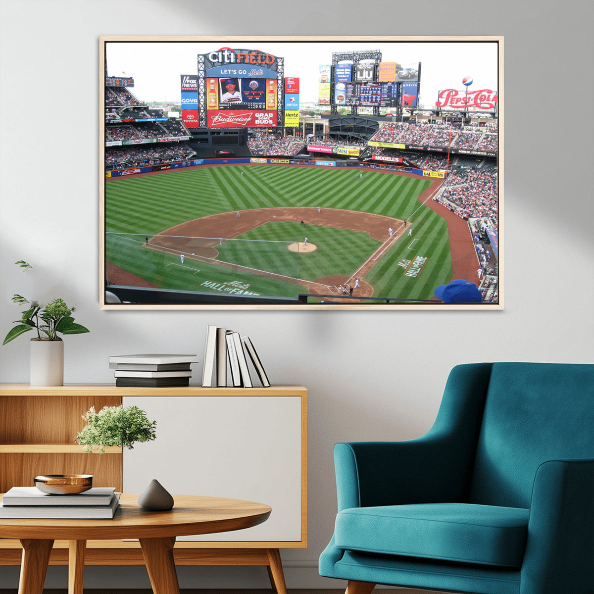 New York Mets Baseball Team Print - Citi Field Baseball