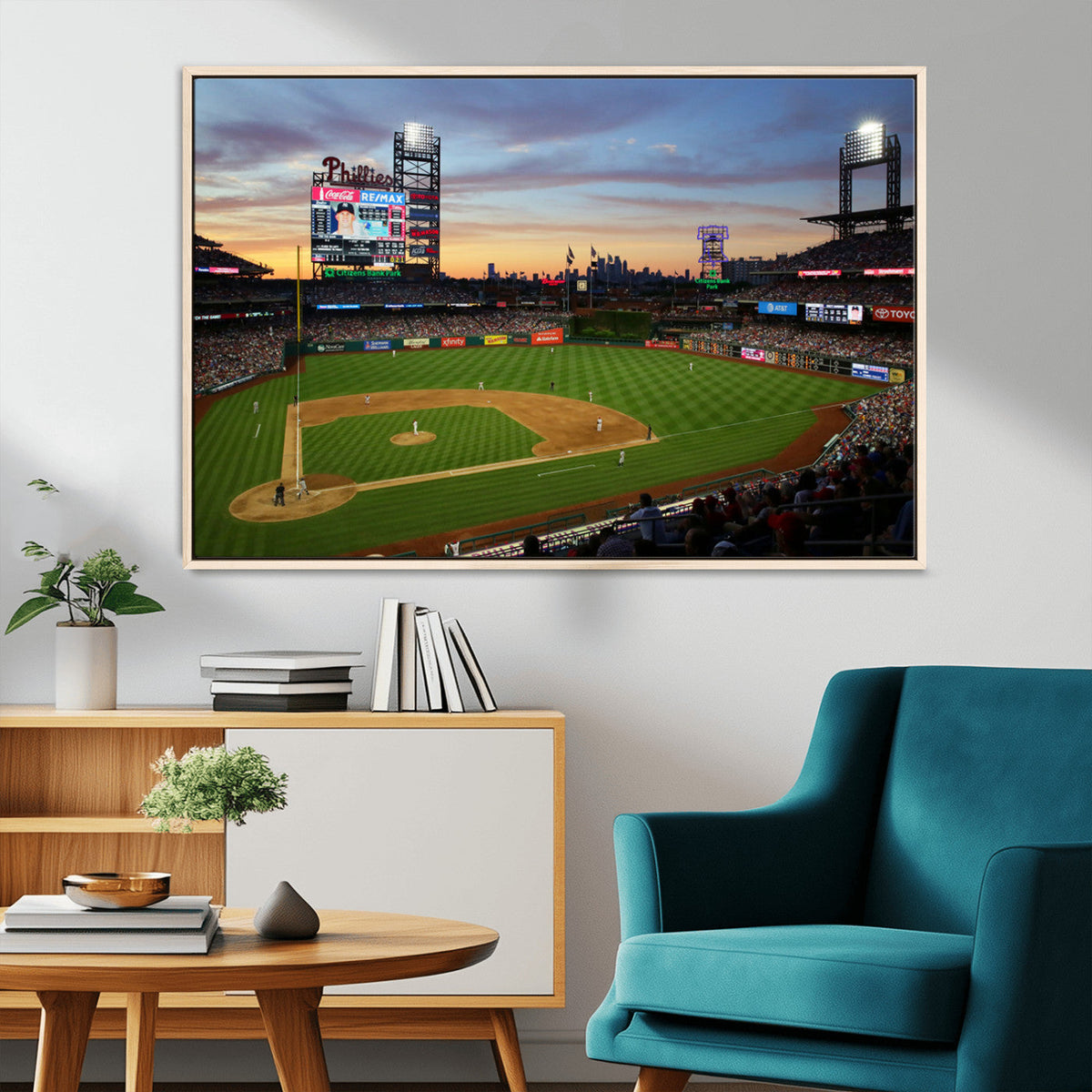 Citizens Bank Park Philadelphia Phillies Wall Art Canvas |