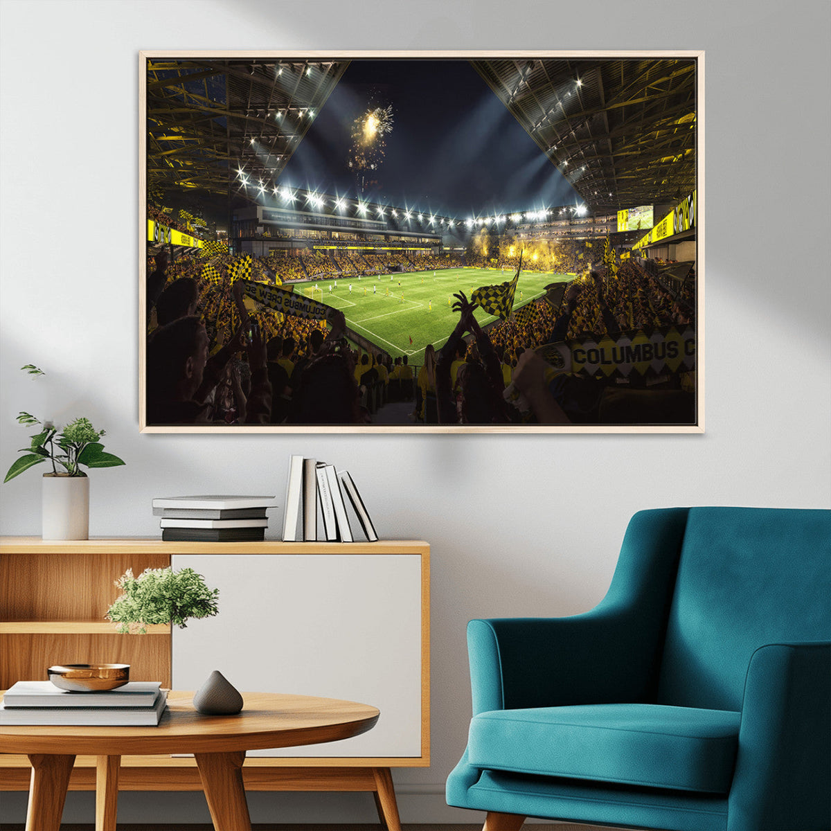 Columbus Crew Soccer Team Print - Columbus Crew Stadium Wall