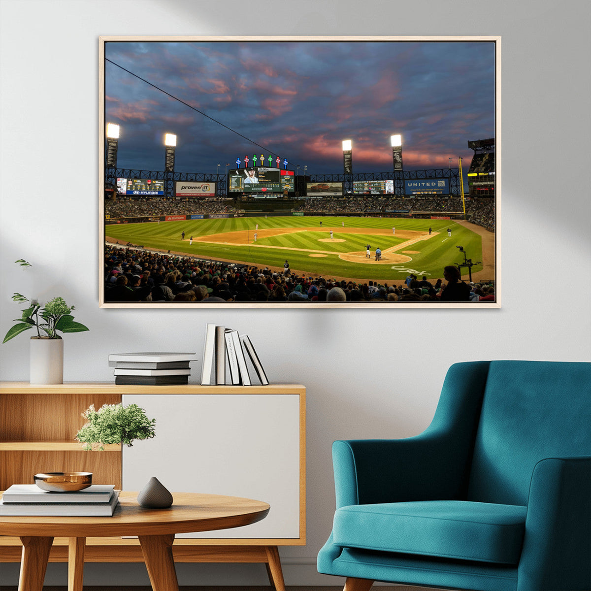 Chicago White Sox Baseball Team Print Canvas- Guaranteed