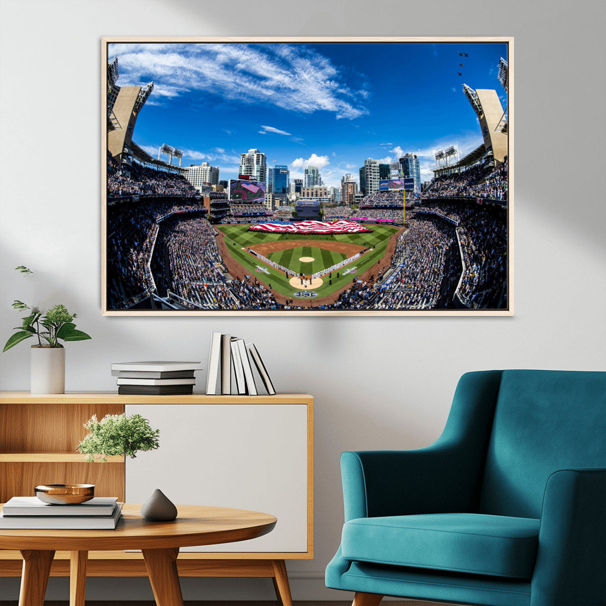 San Diego Padres Baseball Team Print - Petco Park Stadium