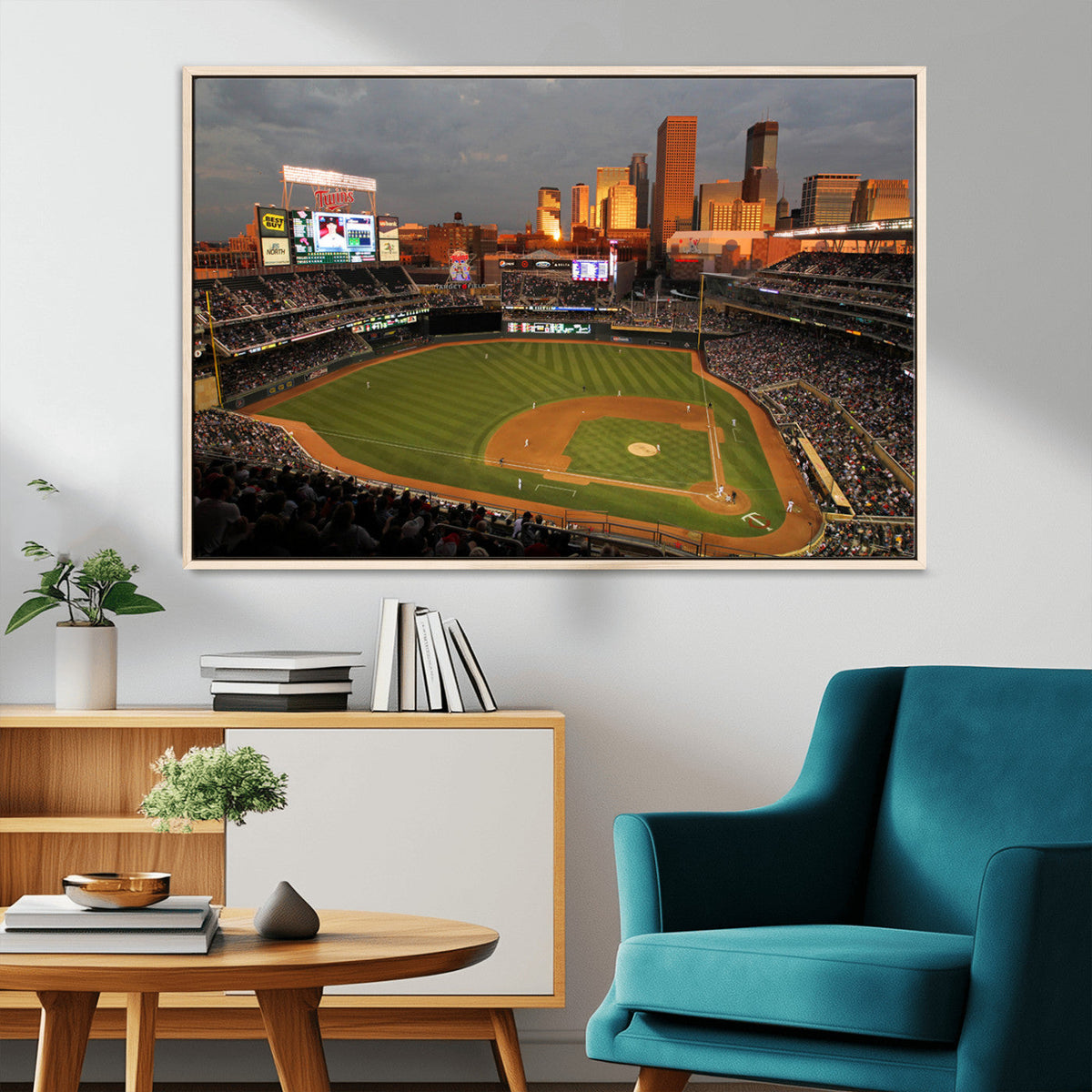 Minnesota Twins Baseball Team Print - Minneapolis Target