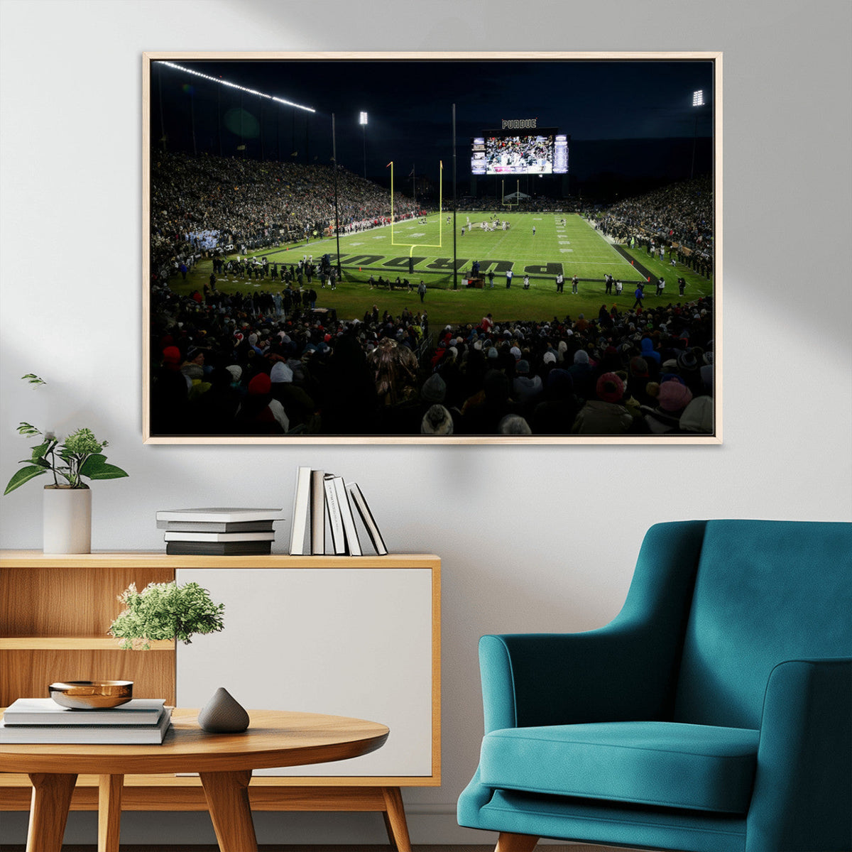 Purdue Boilermakers Football Team Print - West Lafayette