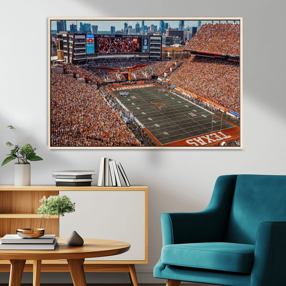 University of Texas Longhorns Football Team Print - Austin