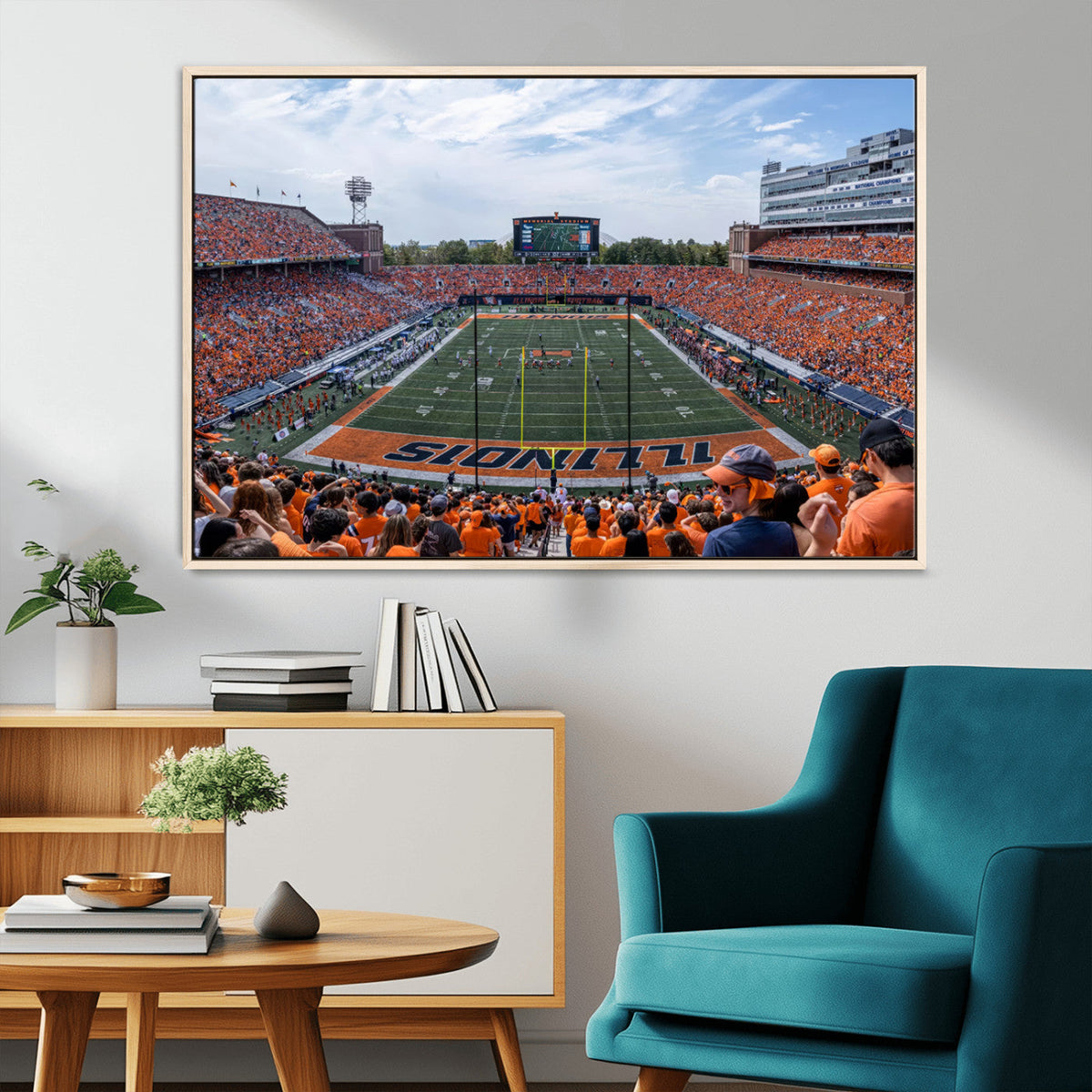 University of Illinois Fighting Illini Football Team Print