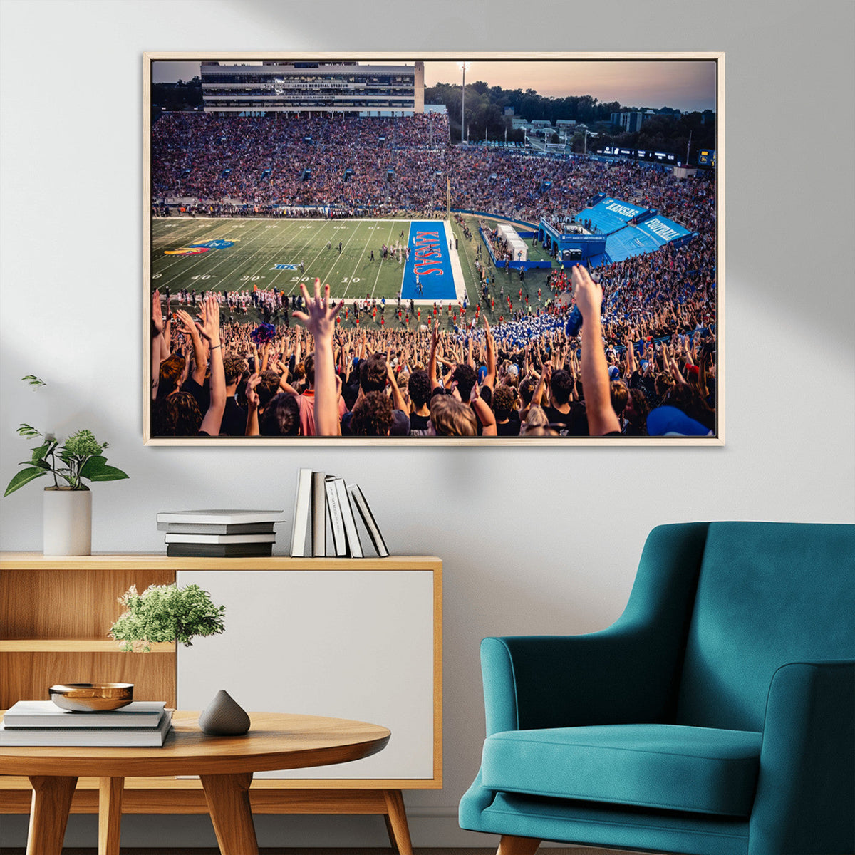 University of Kansas Jayhawks Football Team Art Print -