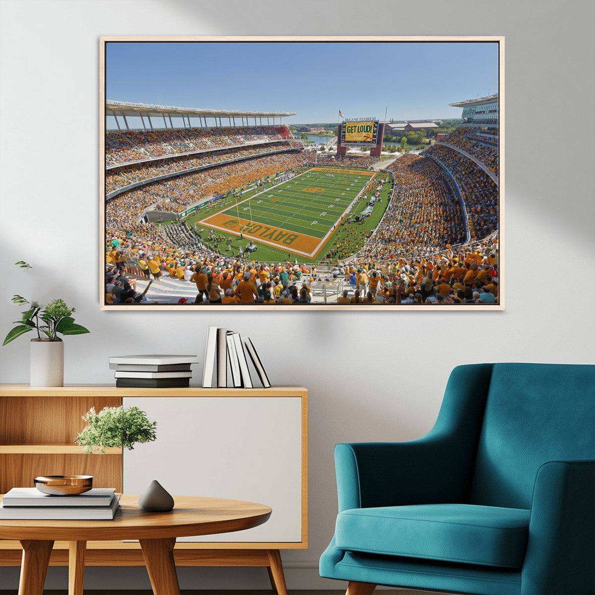 Baylor University Bears Football Team Print - Waco McLane