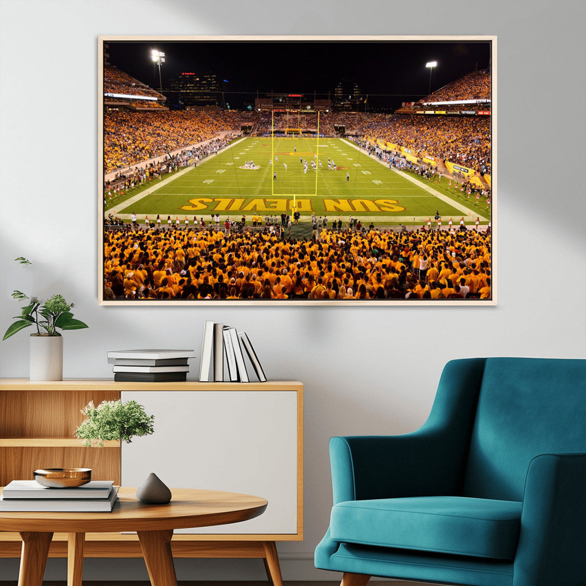 ASU Sun Devils Football Team Print - Phoenix Mountain