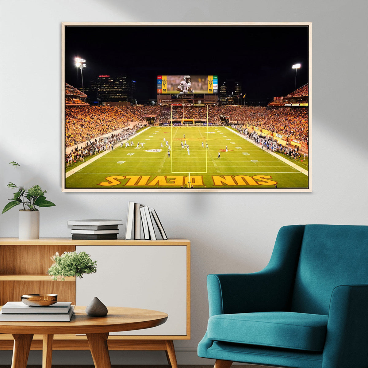 ASU Sun Devils Football Team Print - Phoenix Mountain