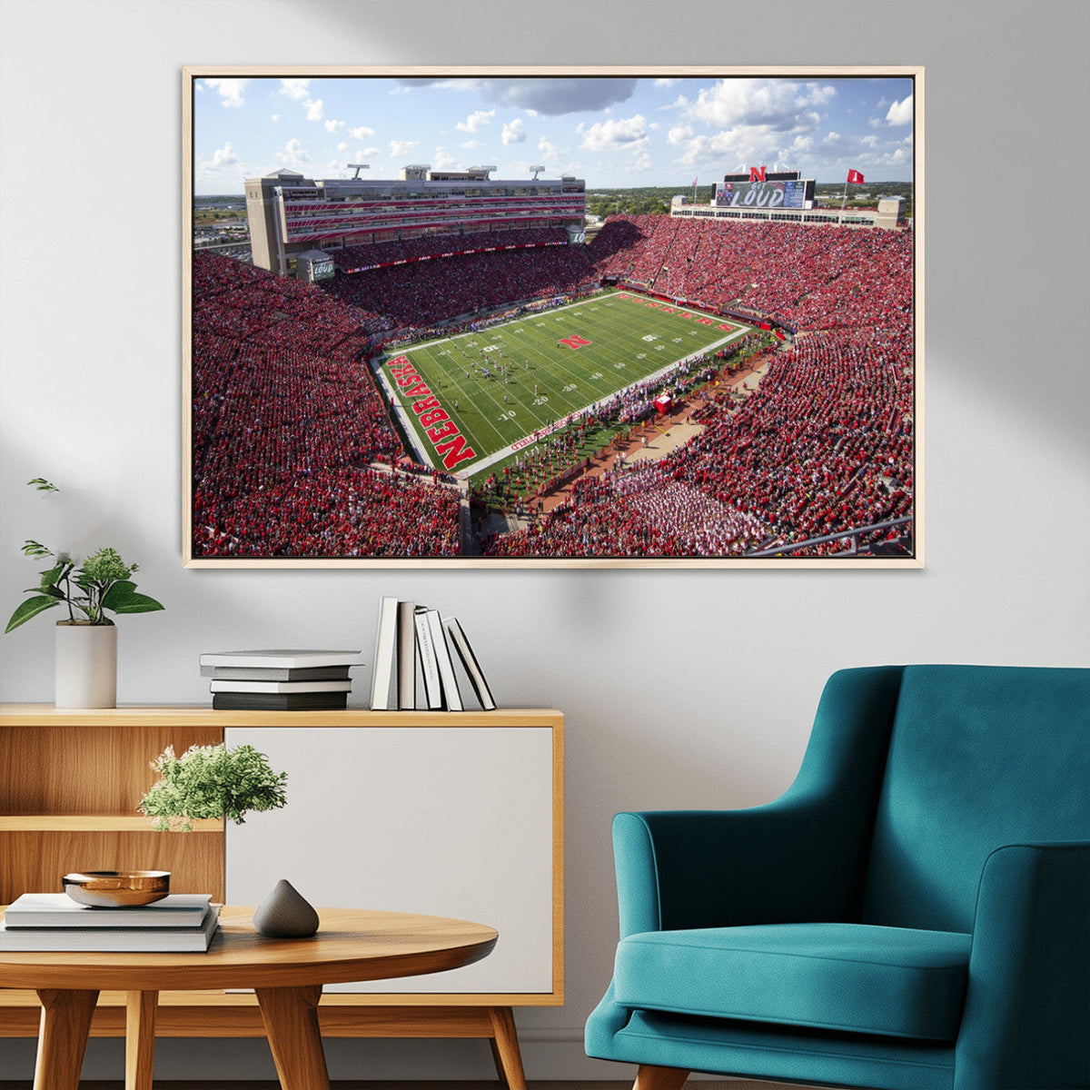 University of Nebraska Cornhuskers Football Team Print -