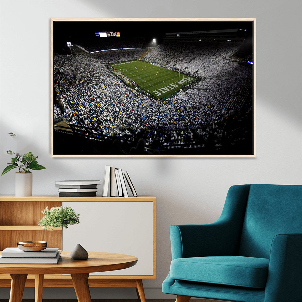 Penn State Football Stadium Wall Art - Beaver Stadium Canvas