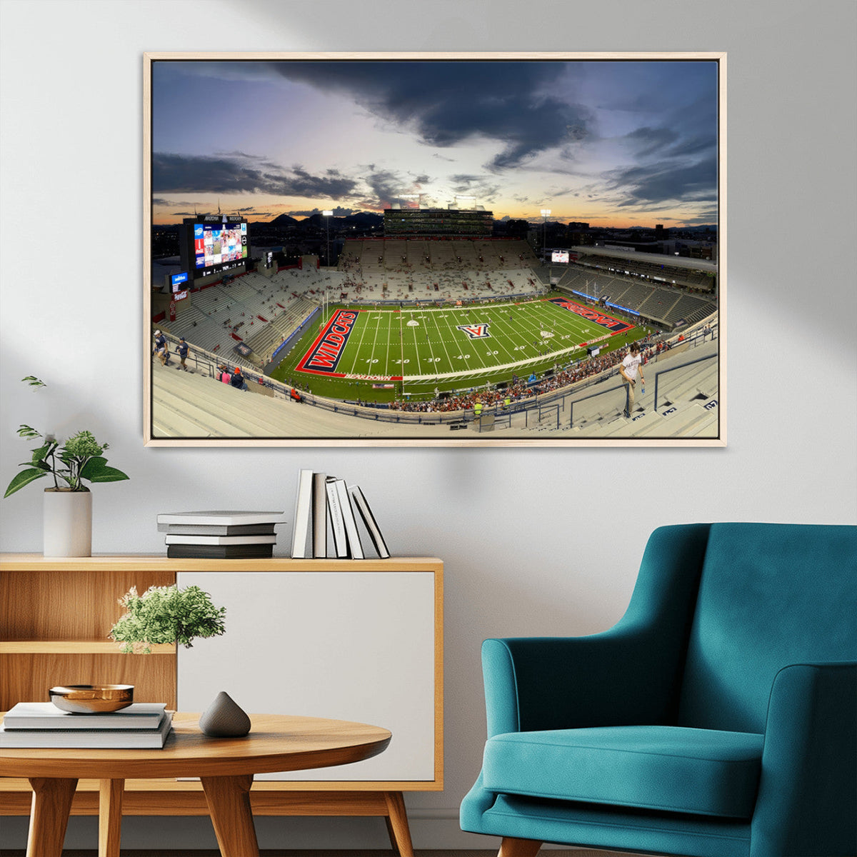 Arizona Wildcats Football Team Print - Tucson Arizona