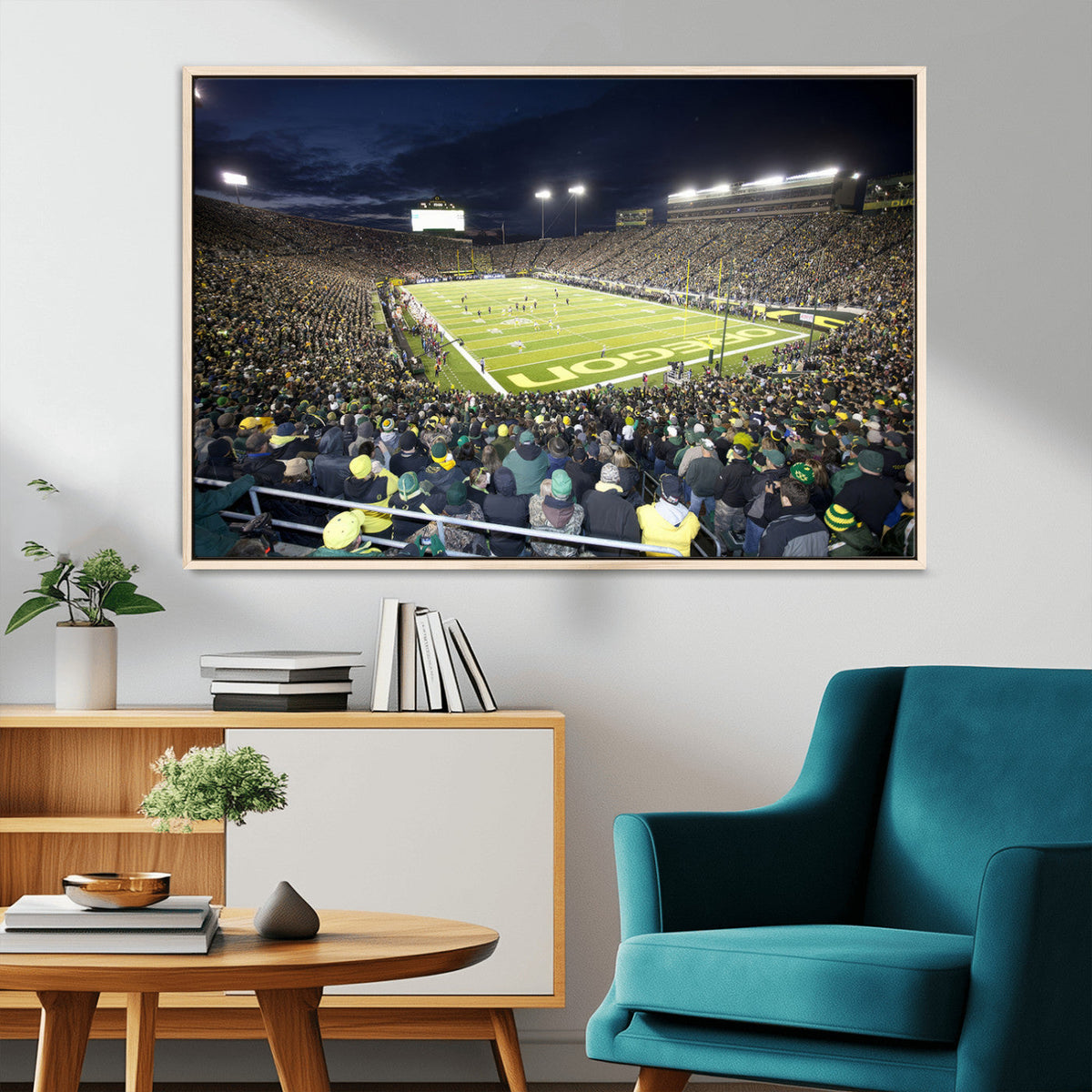 University of Oregon Ducks Football Team Print - Eugene