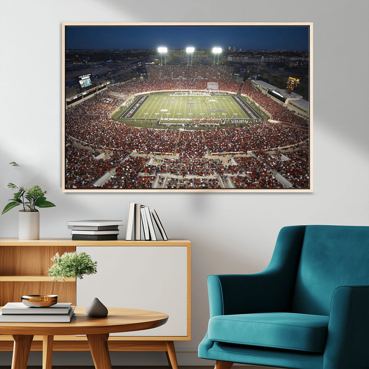 Texas Tech Red Raiders Football Team Print - Lubbock Jones