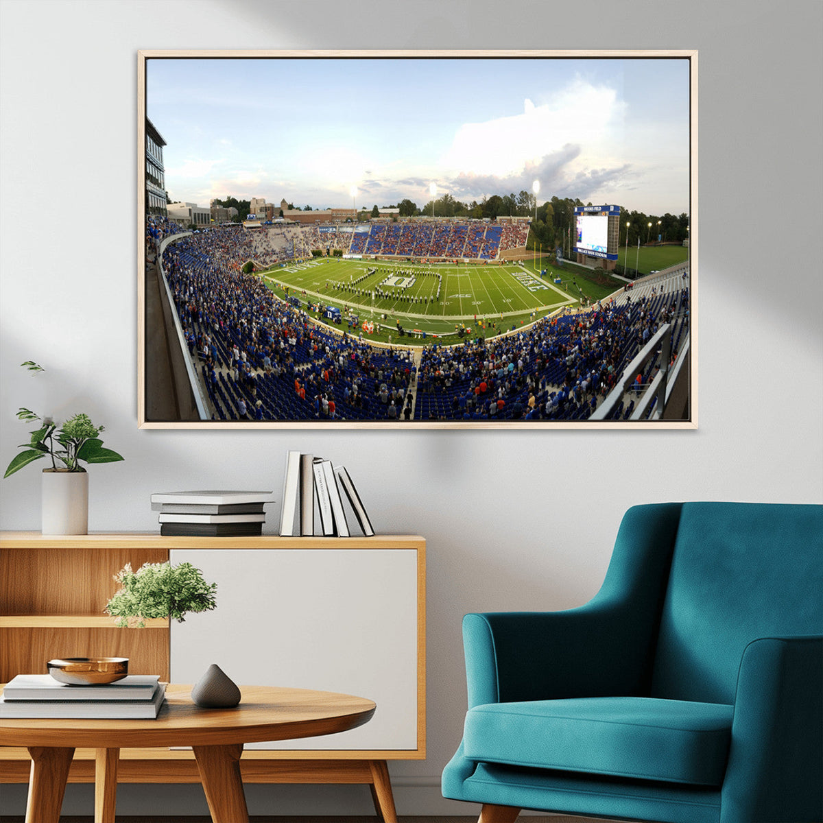 The Duke University Blue Devils Football Team Print - Durham