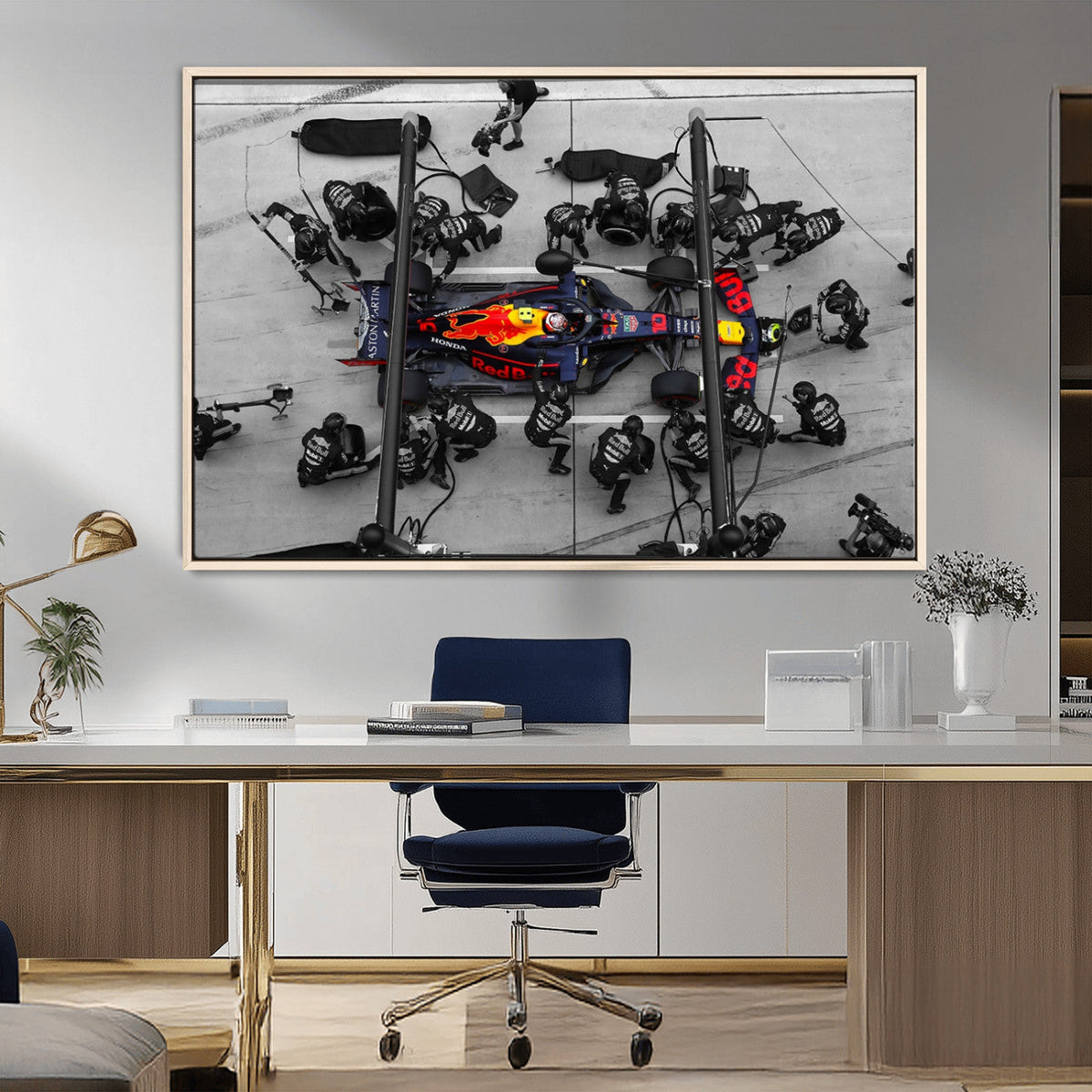 RedBull Formula 1 Canvas Wall Art Print