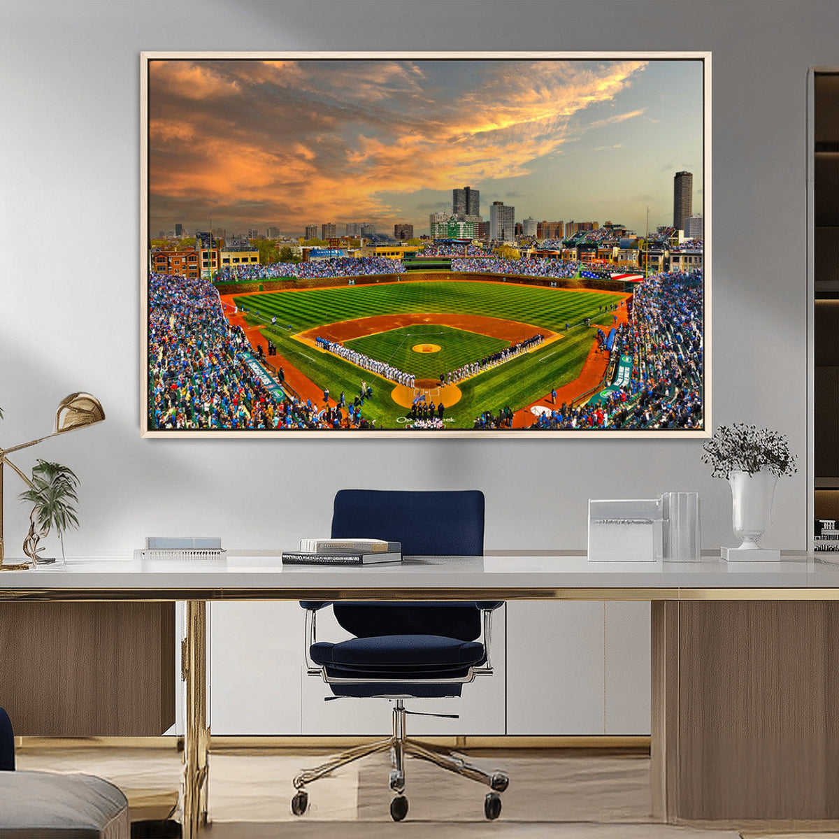 Chicago Wrigley Field Wall Art Canvas Print – Iconic