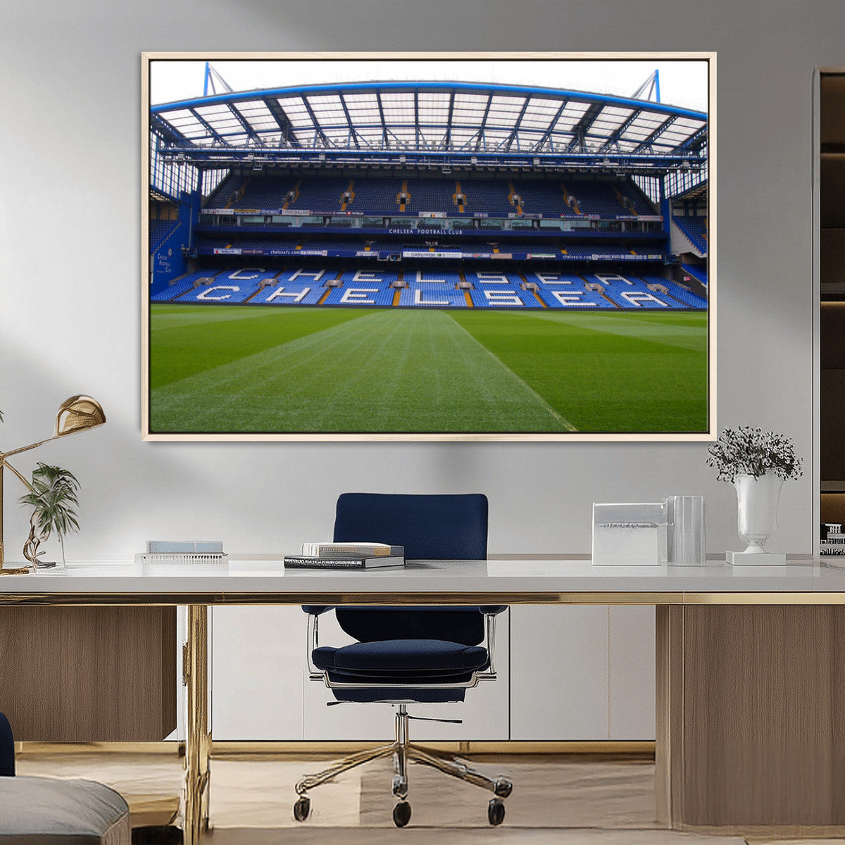 Stamford Bridge Chelsea Football Stadium Canvas Wall Art