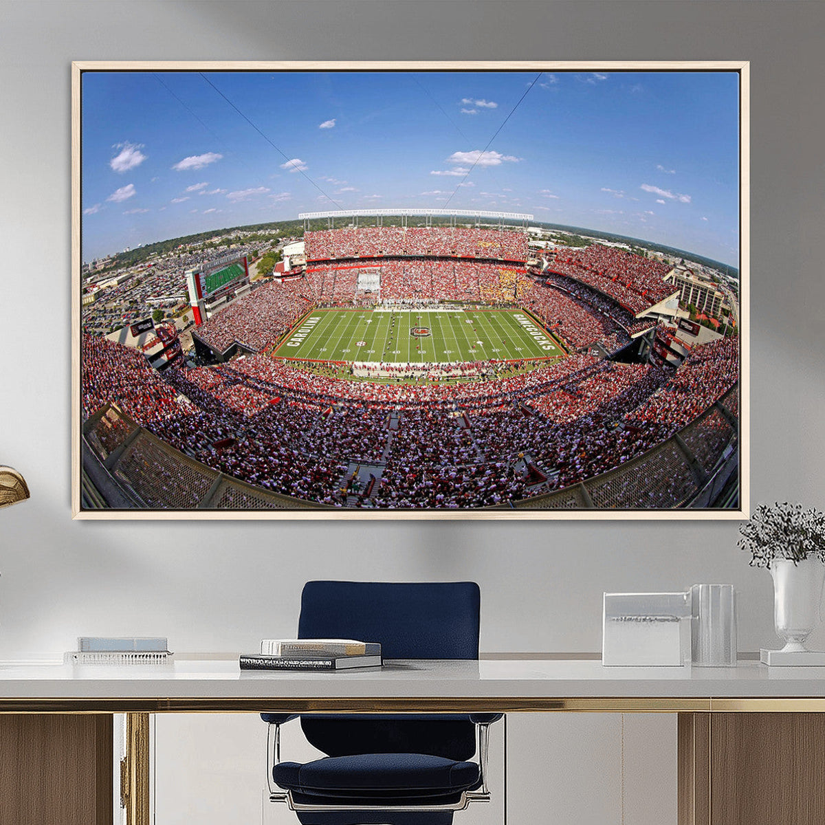 William Brice Stadium Wall Art Canvas Print – Stadium Crowd
