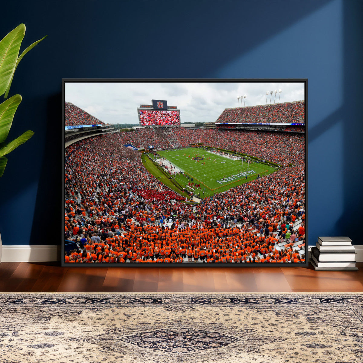 Auburn Stadium Wall Art Canvas Print, Jordan Hare Stadium