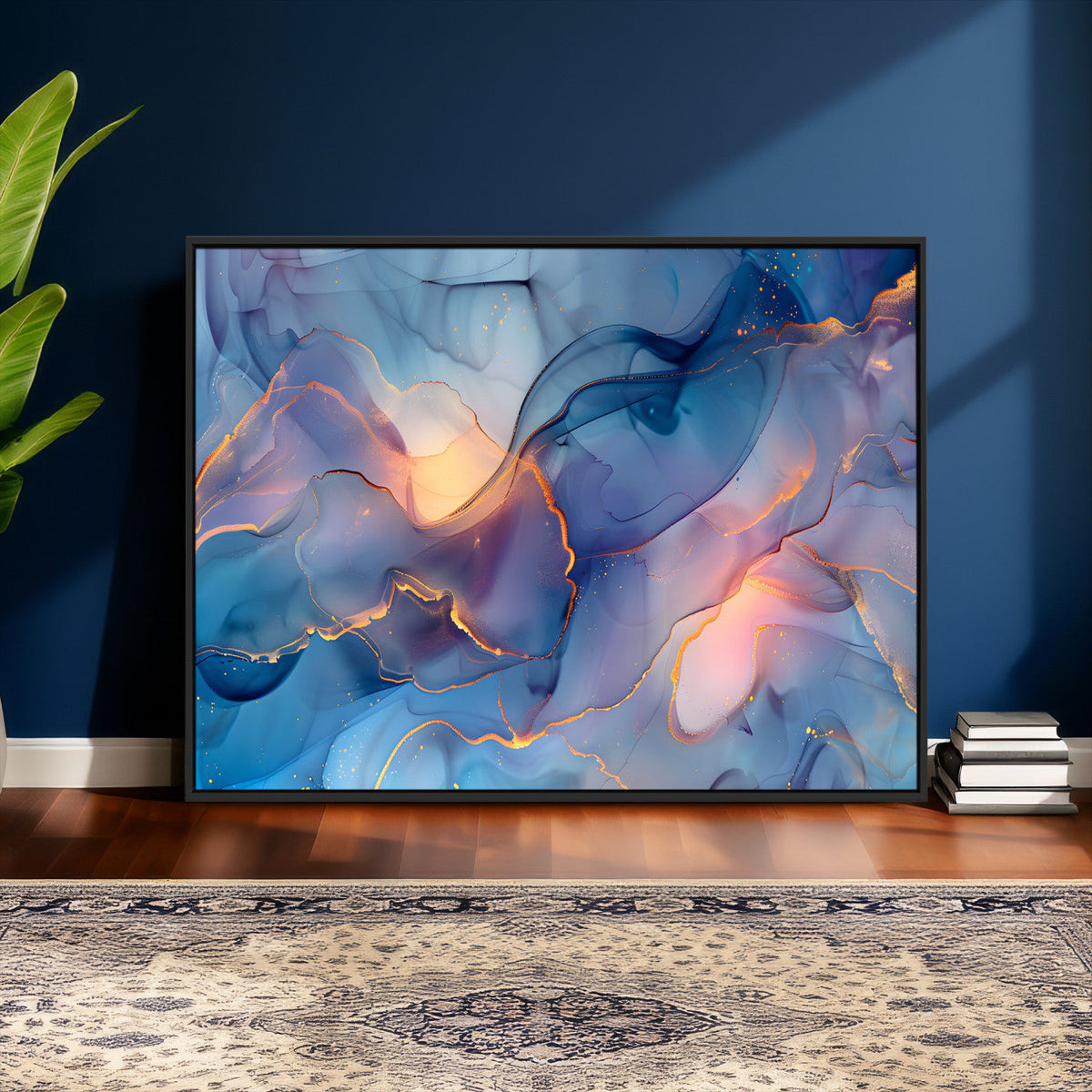 Colorful Abstract Canvas Wall Art Print, Vibrant Popup Color Art Print