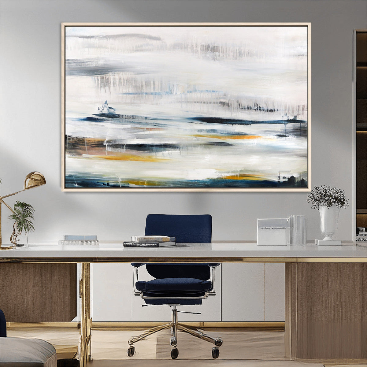 Soft Color Abstract Canvas Print