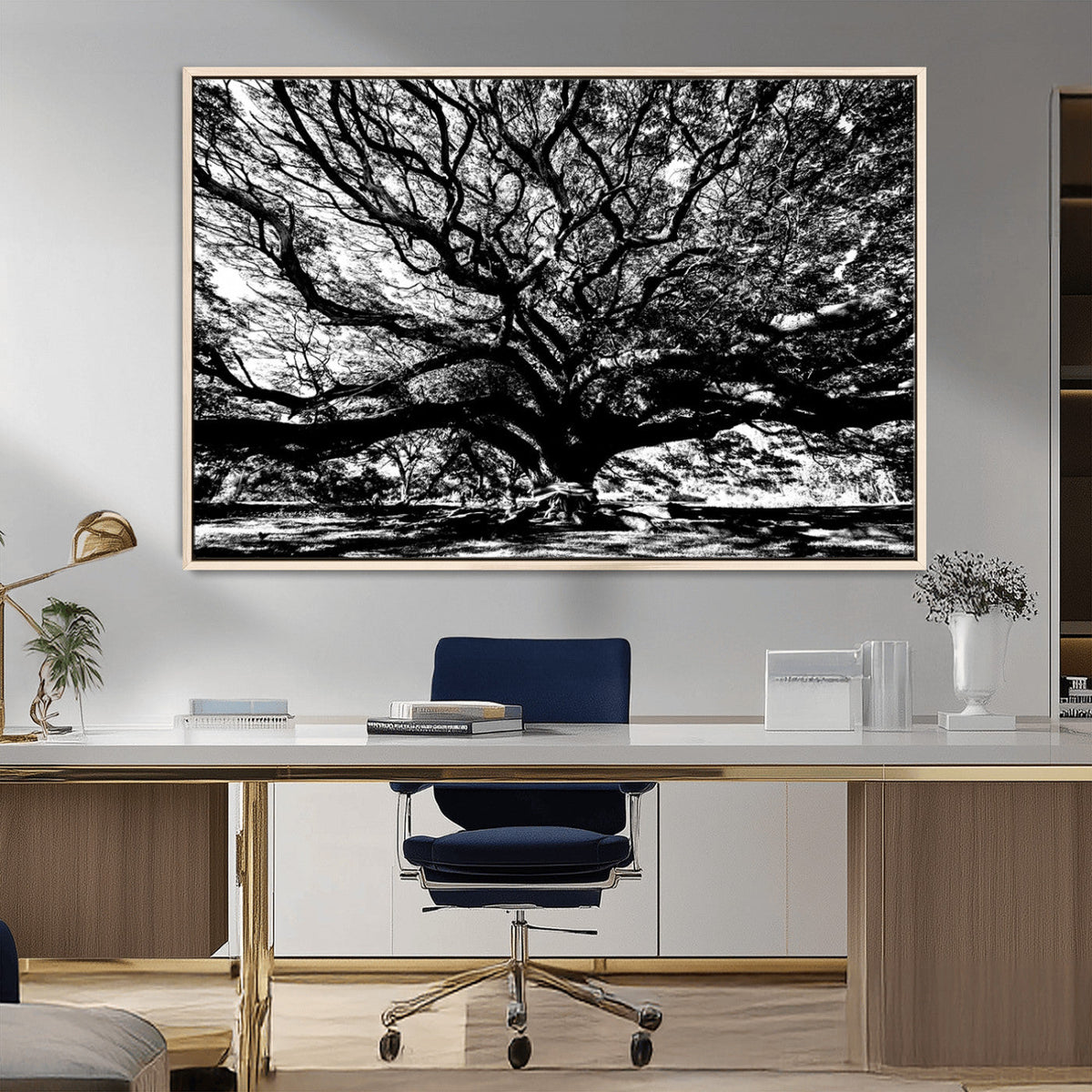 Mighty Angel Oak Wall Art | Angel Oak Tree Art Print